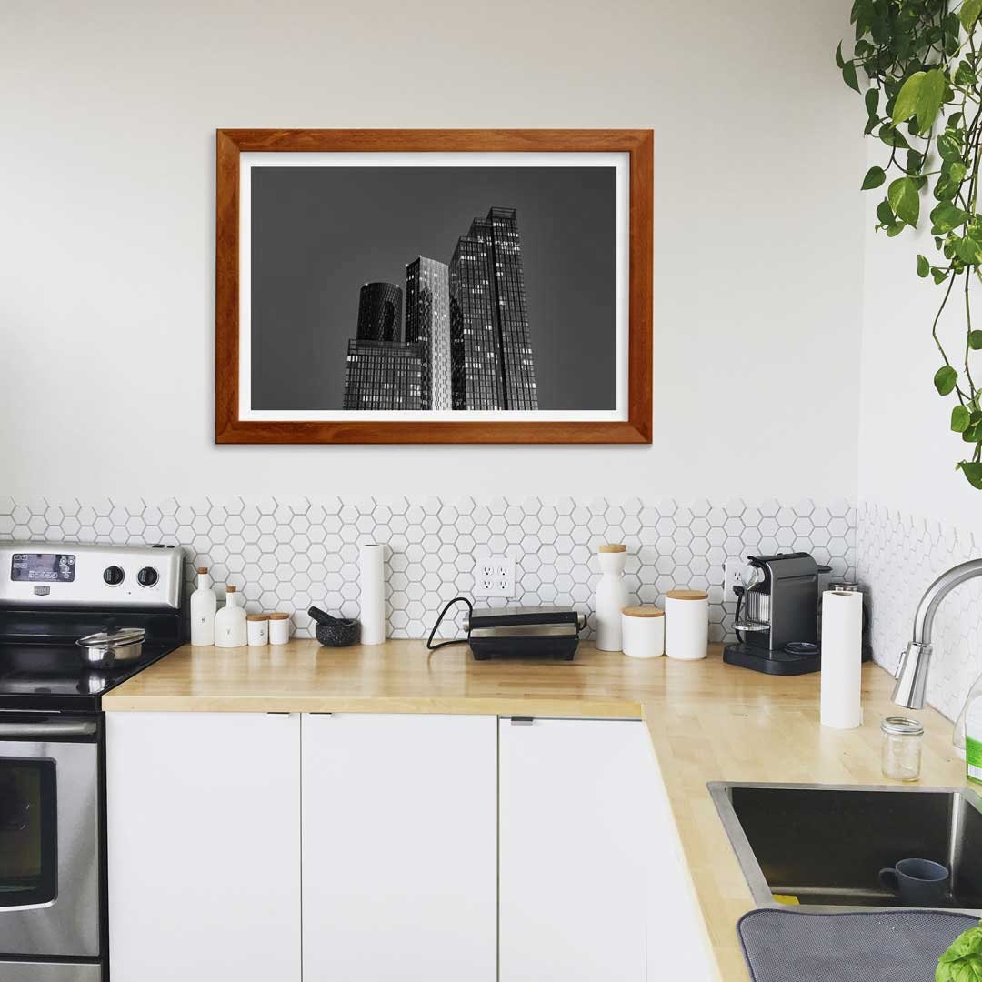 Black and White Cityscape, Manchester Contemporary Modern Photography, Urban Industrial Architecture Print, Unframed, Print Art, Wall Decor,