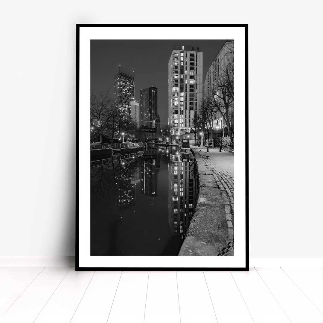 Black and White Manchester Urban Industrial Architecture Print, Contemporary Modern Photography, Unframed, Print Art, Living Room Art