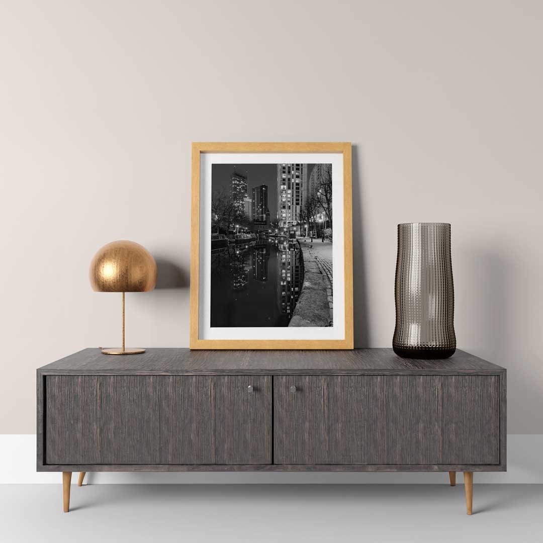 Black and White Manchester Urban Industrial Architecture Print, Contemporary Modern Photography, Unframed, Print Art, Living Room Art