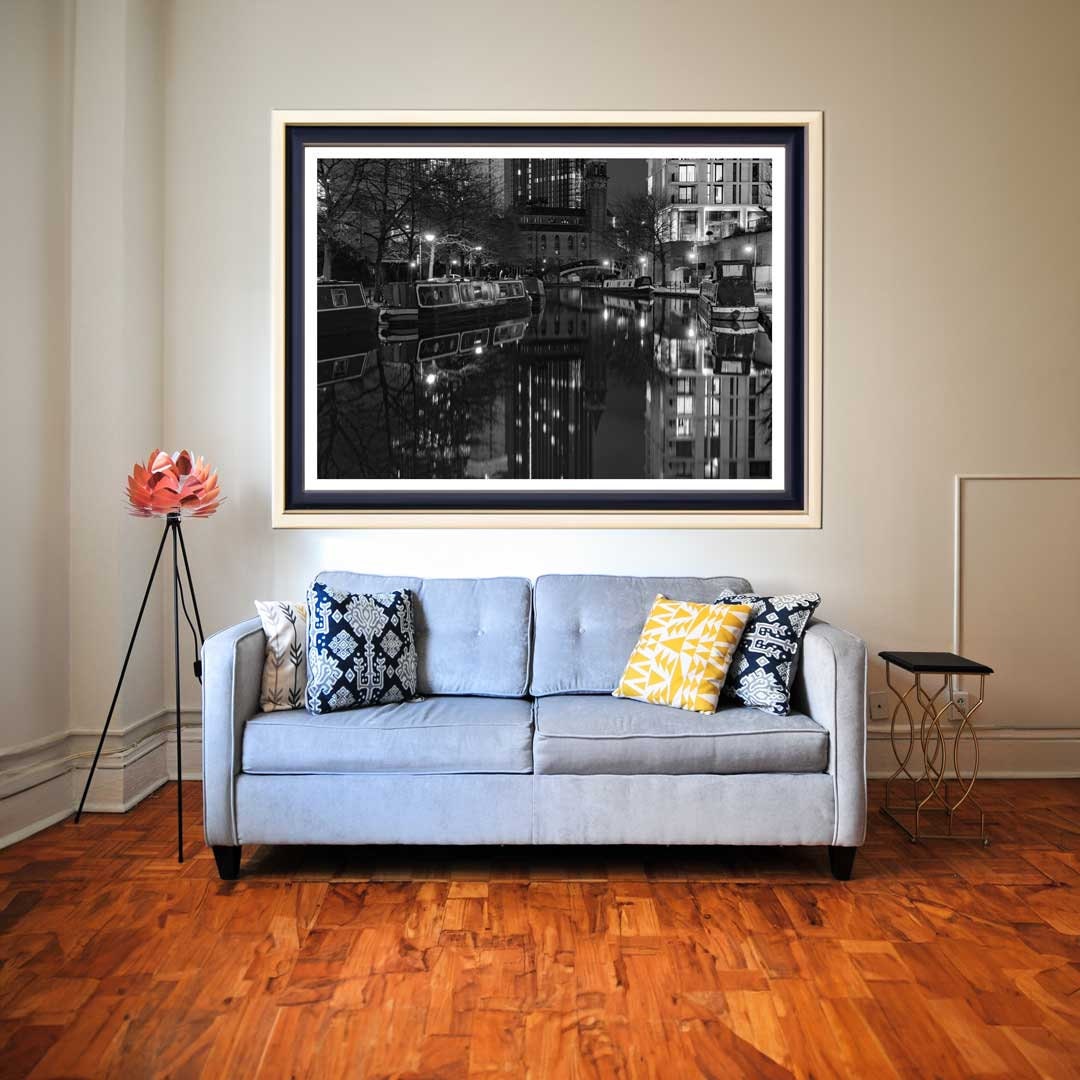 Black and White Manchester Urban Industrial Architecture Print, Contemporary Modern Photography, Unframed, Wall Decor, Living Room Art