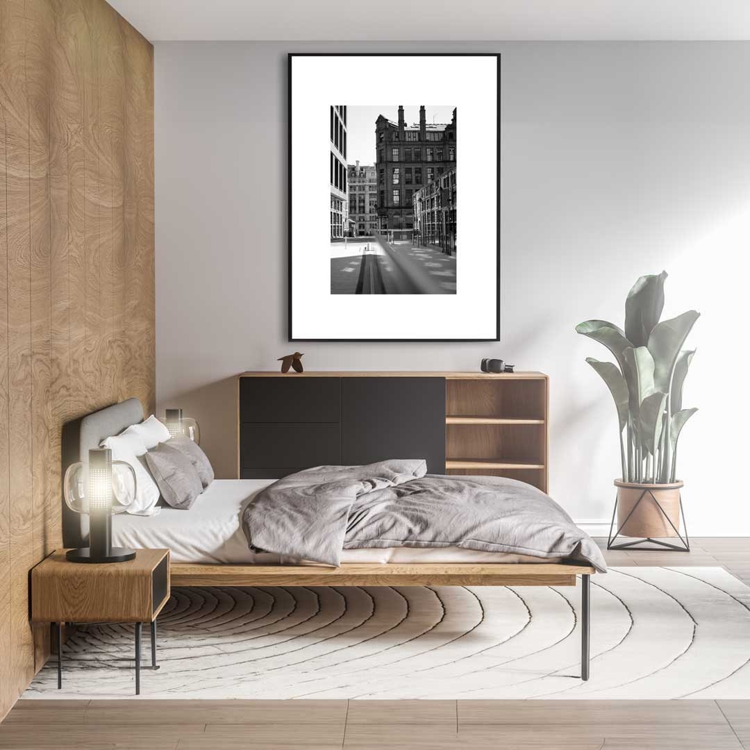 Black and White Manchester Urban Industrial Architecture Print, Contemporary Modern Photography, Print Art, Wall Decor, Living Room Art