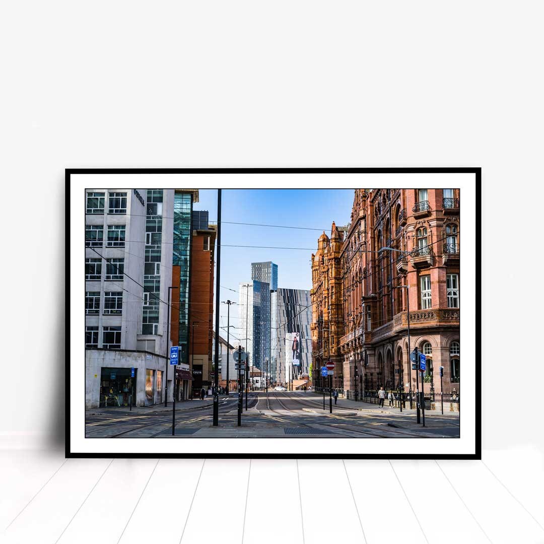 Manchester Urban Industrial Architecture Print, Contemporary Modern Photography, Unframed, Print Art, Wall Decor, Living Room Art