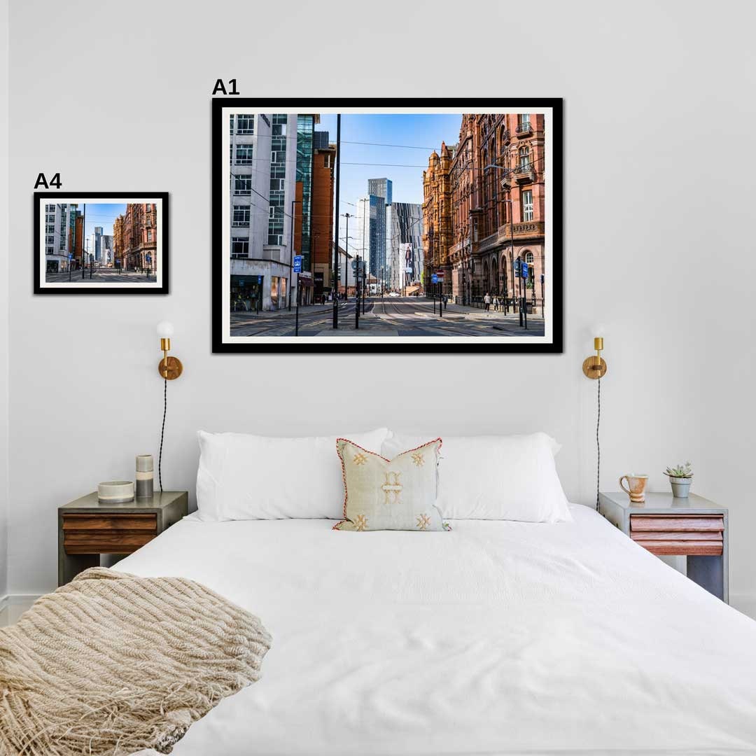 Manchester Urban Industrial Architecture Print, Contemporary Modern Photography, Unframed, Print Art, Wall Decor, Living Room Art