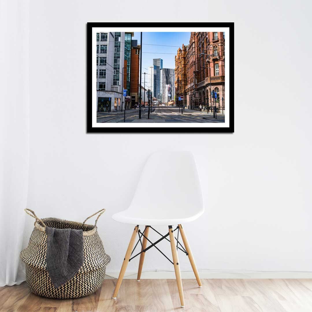 Manchester Urban Industrial Architecture Print, Contemporary Modern Photography, Unframed, Print Art, Wall Decor, Living Room Art