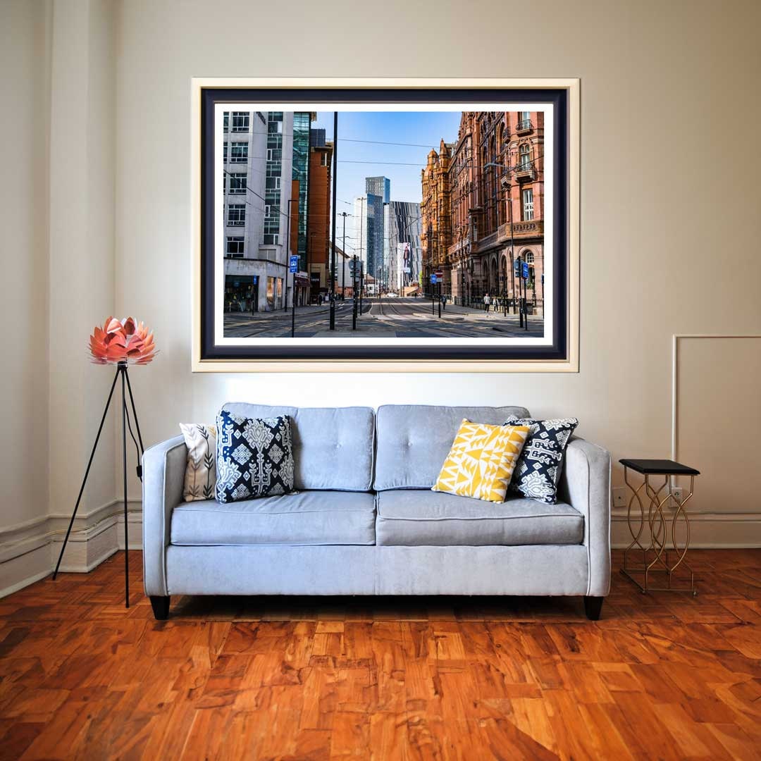 Manchester Urban Industrial Architecture Print, Contemporary Modern Photography, Unframed, Print Art, Wall Decor, Living Room Art