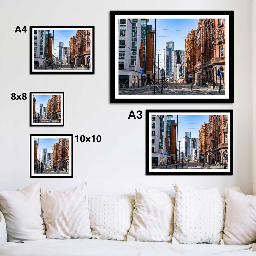 Manchester Urban Industrial Architecture Print, Contemporary Modern Photography, Unframed, Print Art, Wall Decor, Living Room Art