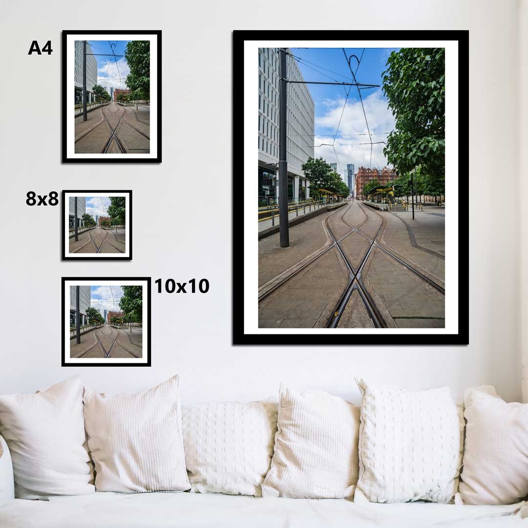 Manchester Urban Industrial Architecture Print, Contemporary Modern Photography, Unframed, Print Art, Wall Decor, Living Room Art