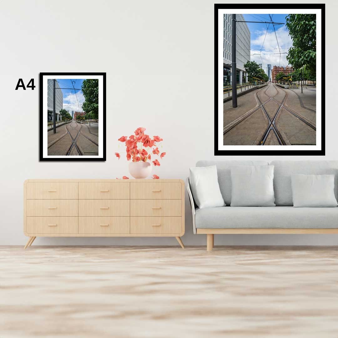 Manchester Urban Industrial Architecture Print, Contemporary Modern Photography, Unframed, Print Art, Wall Decor, Living Room Art