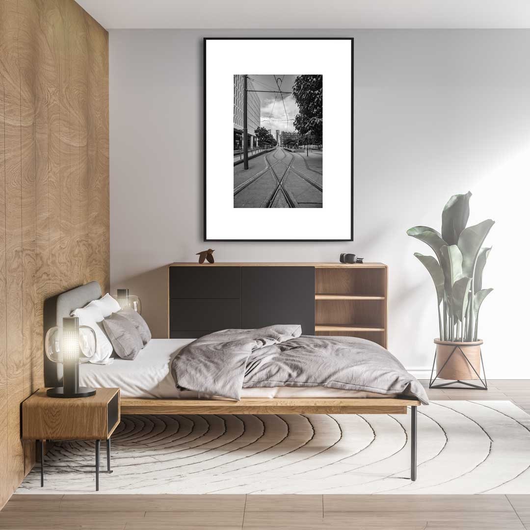 Black and White Manchester Urban Industrial Architecture Print, Contemporary Modern Photography, Print Art, Wall Decor, Living Room Art