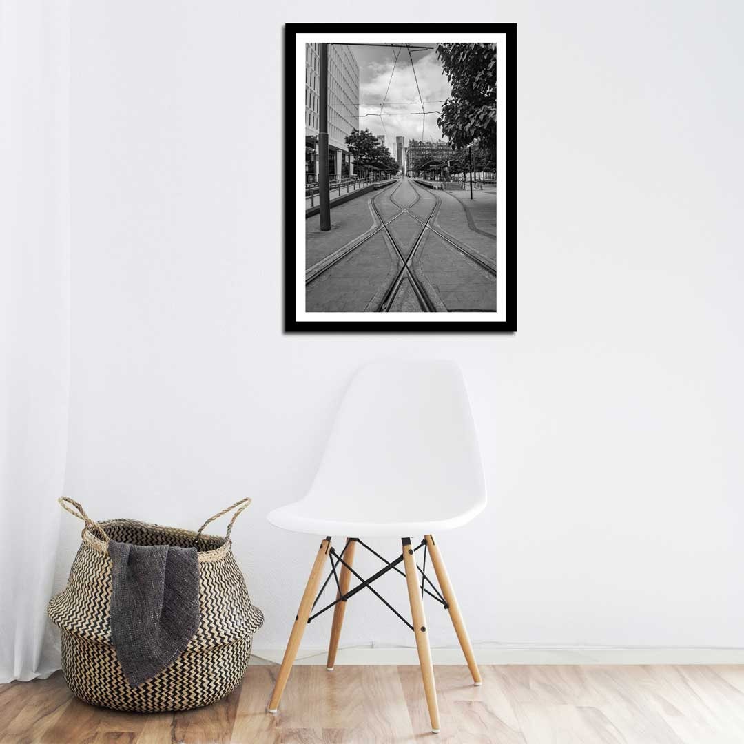 Black and White Manchester Urban Industrial Architecture Print, Contemporary Modern Photography, Print Art, Wall Decor, Living Room Art