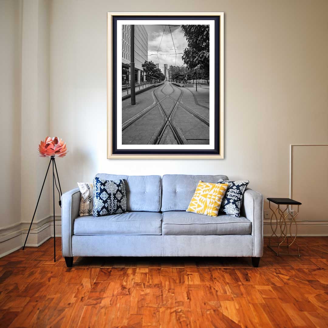 Black and White Manchester Urban Industrial Architecture Print, Contemporary Modern Photography, Print Art, Wall Decor, Living Room Art