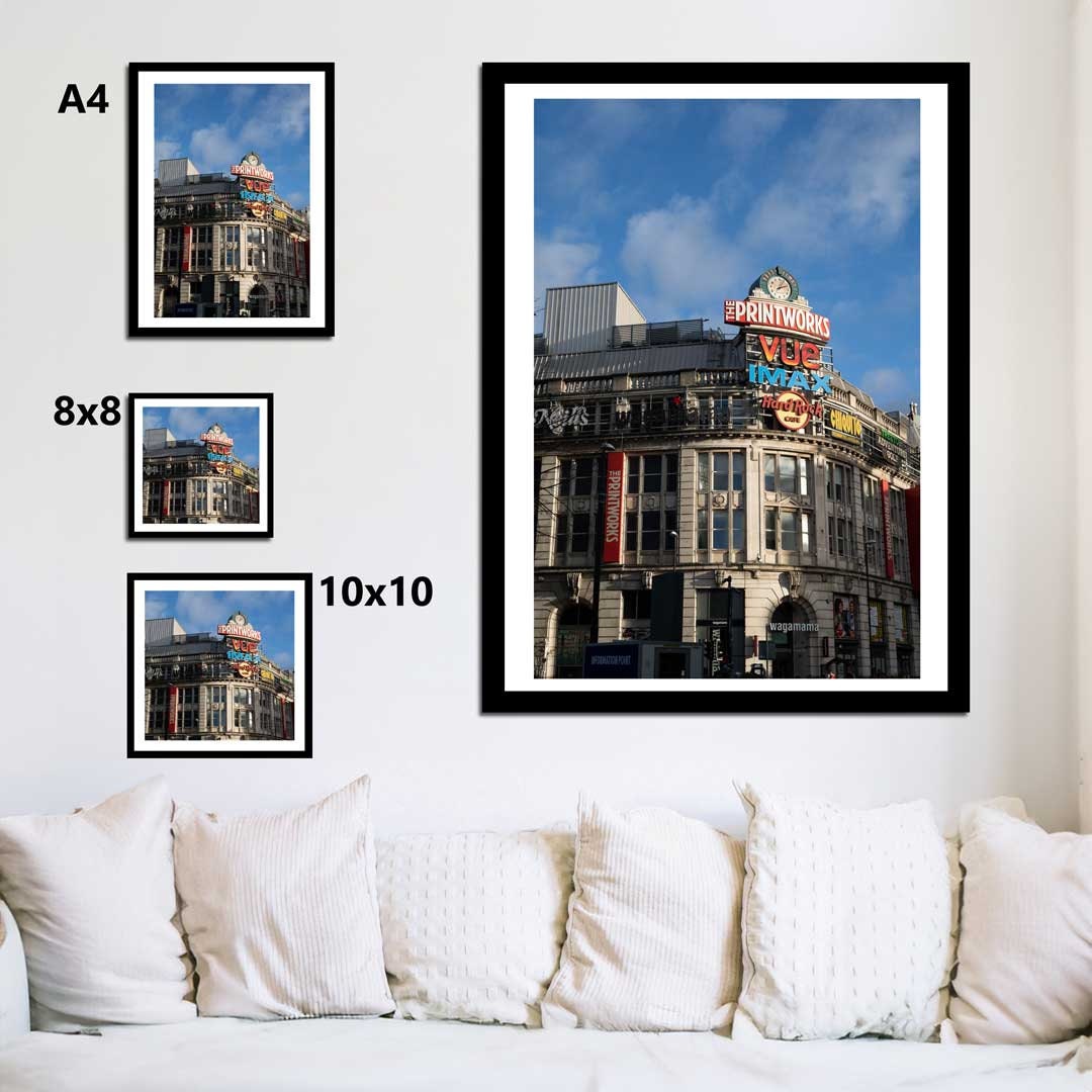 Manchester Urban Industrial Architecture Print, Contemporary Modern Photography, Printworks, Print Art, Wall Decor, Living Room Art