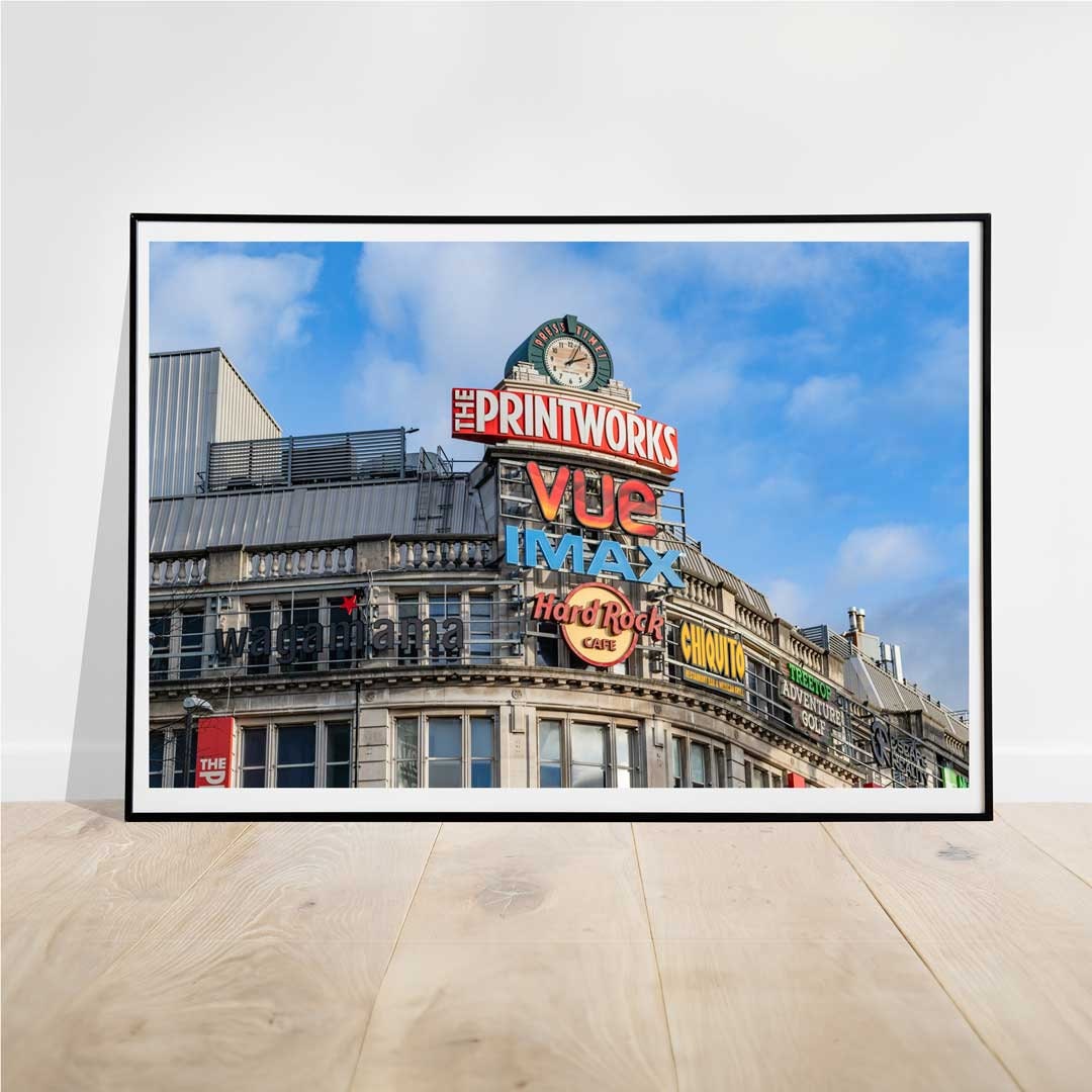 Manchester Urban Industrial Architecture Print, Contemporary Modern Photography, Printworks, Print Art, Wall Decor, Living Room Art