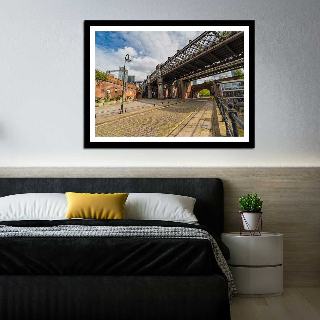 Manchester Urban Industrial Architecture Print, Contemporary Modern Photography, Print Art, Wall Decor, Living Room Art