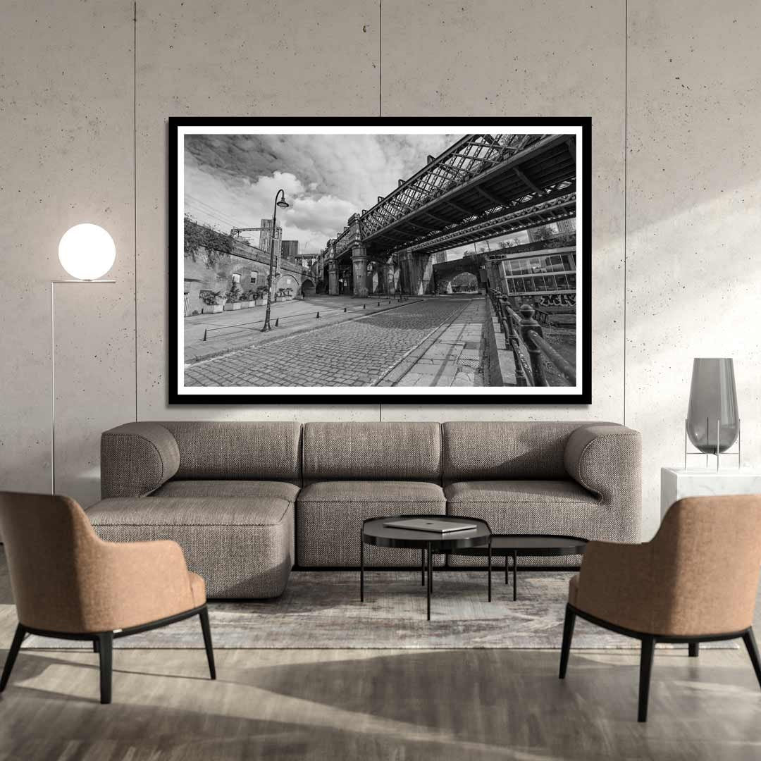 Black and White Manchester Urban Industrial Architecture Print, Contemporary Modern Photography, Print Art, Wall Decor, Living Room Art