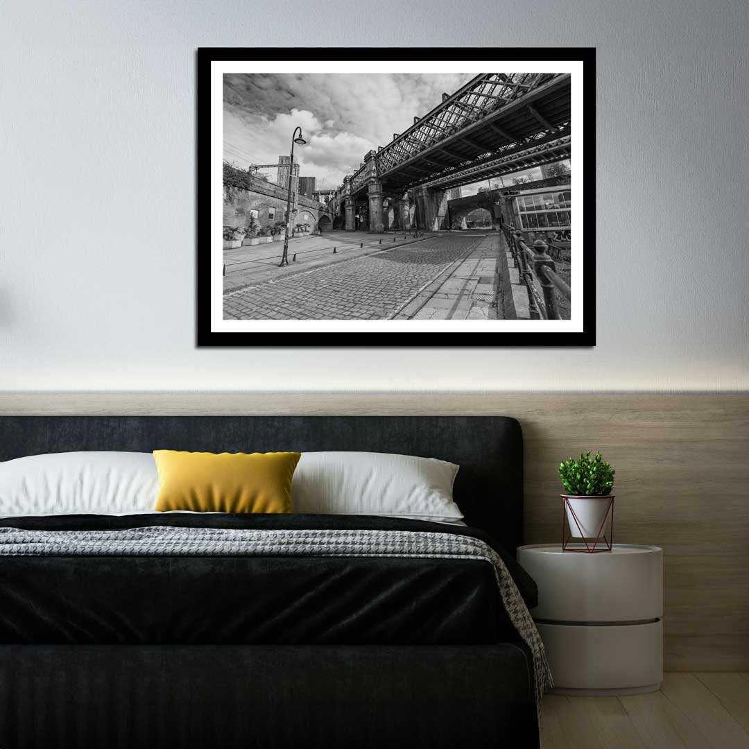 Black and White Manchester Urban Industrial Architecture Print, Contemporary Modern Photography, Print Art, Wall Decor, Living Room Art