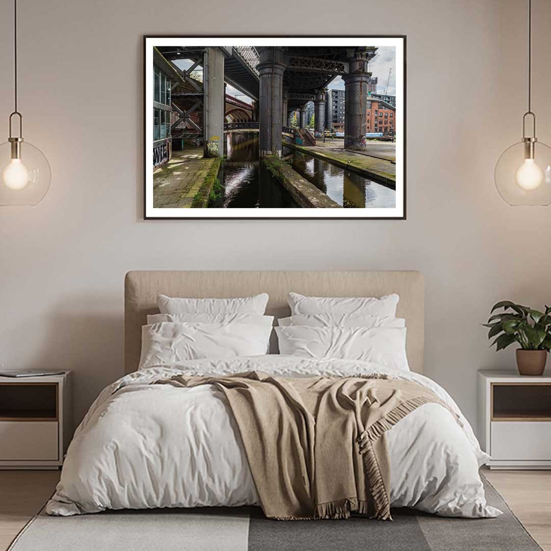 Manchester Urban Industrial Architecture Print, Contemporary Modern Photography, Print Art, Wall Decor, Living Room Art