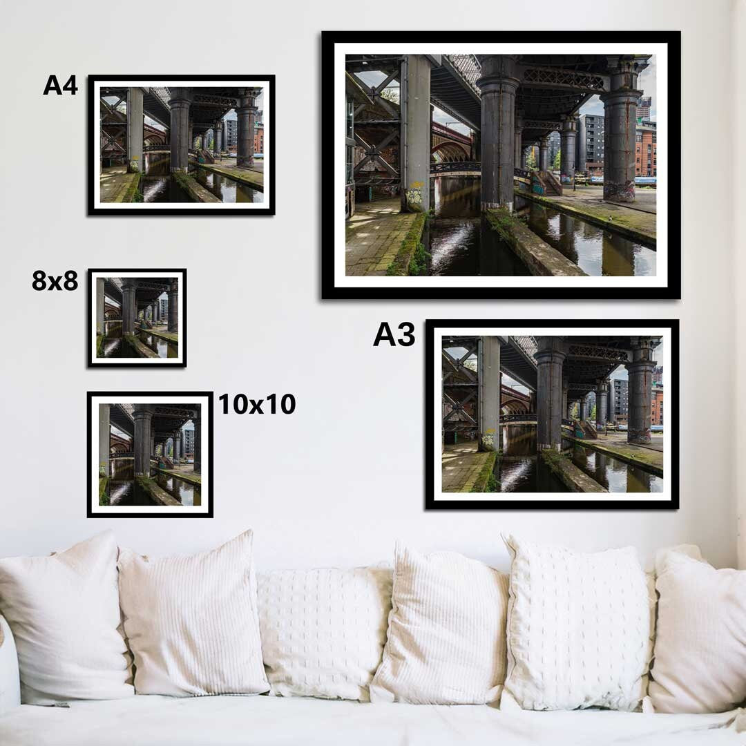 Manchester Urban Industrial Architecture Print, Contemporary Modern Photography, Print Art, Wall Decor, Living Room Art