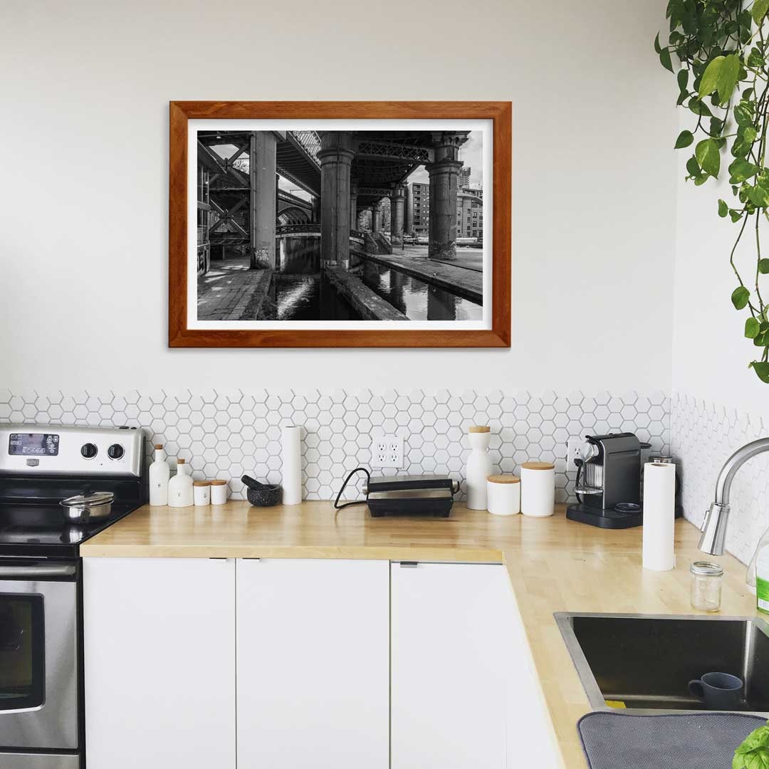 Black and White Manchester Urban Industrial Architecture Print, Contemporary Modern Photography, Print Art, Wall Decor, Living Room Art