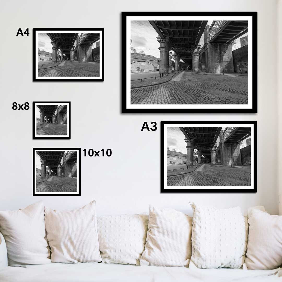 Black and White Manchester Urban Industrial Architecture Print, Contemporary Modern Photography, Print Art, Wall Decor, Living Room Art