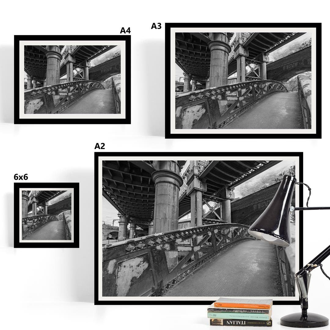 Black and White Manchester Urban Industrial Architecture Print, Contemporary Modern Photography, Print Art, Wall Decor, Living Room Art