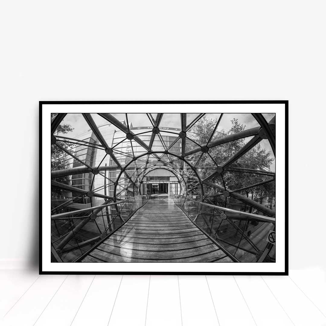 Black and White Manchester, Urban Industrial Architecture Print, Unframed, Print Art, Wall Decor, Contemporary, Modern Photography