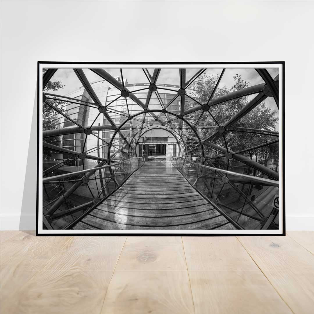 Black and White Manchester, Urban Industrial Architecture Print, Unframed, Print Art, Wall Decor, Contemporary, Modern Photography
