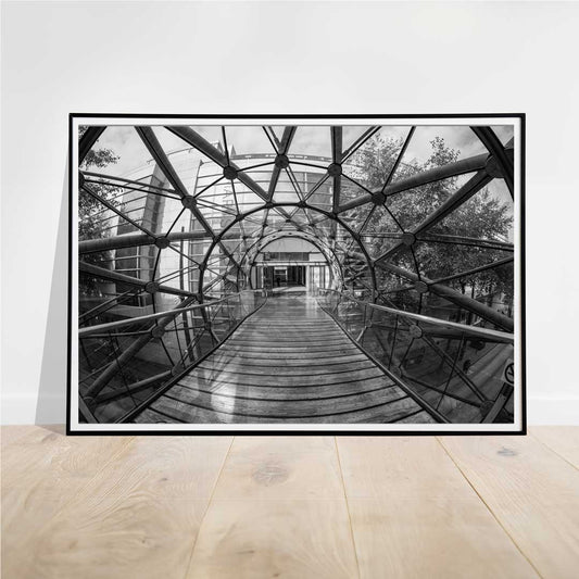 Black and White Manchester, Urban Industrial Architecture Print, Unframed, Print Art, Wall Decor, Contemporary, Modern Photography