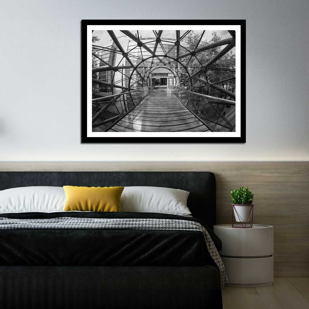 Black and White Manchester, Urban Industrial Architecture Print, Unframed, Print Art, Wall Decor, Contemporary, Modern Photography