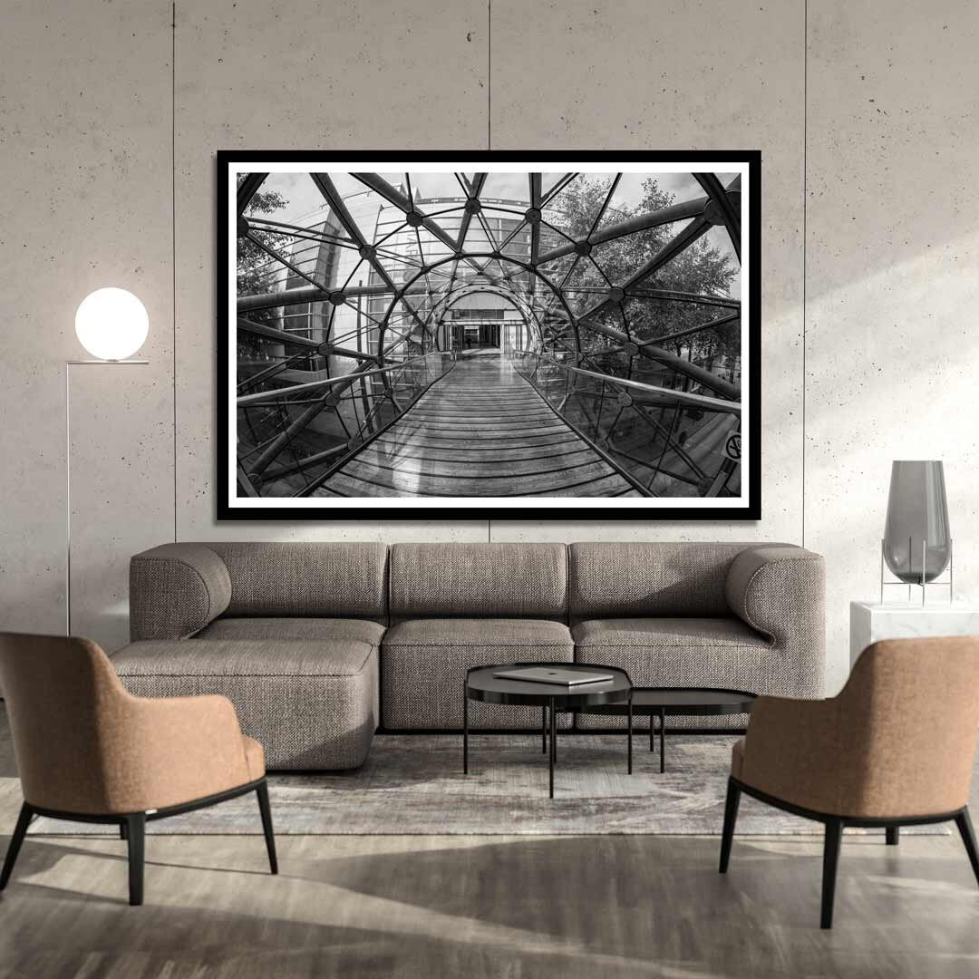 Black and White Manchester, Urban Industrial Architecture Print, Unframed, Print Art, Wall Decor, Contemporary, Modern Photography