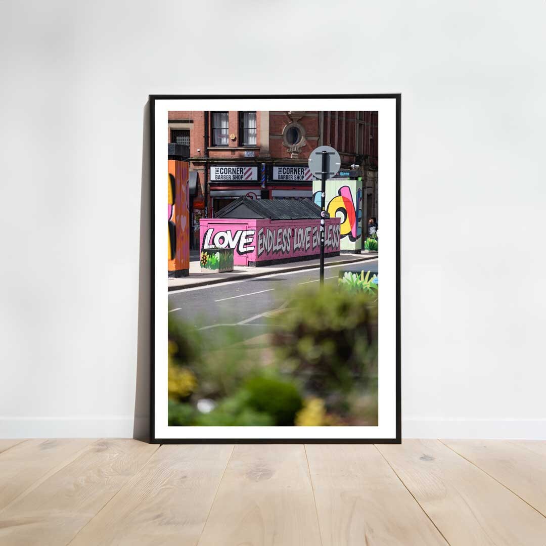 Set of 3 Manchester prints, UK city prints, Colourful photographs, Travel posters, Travel wall art, Landmark posters