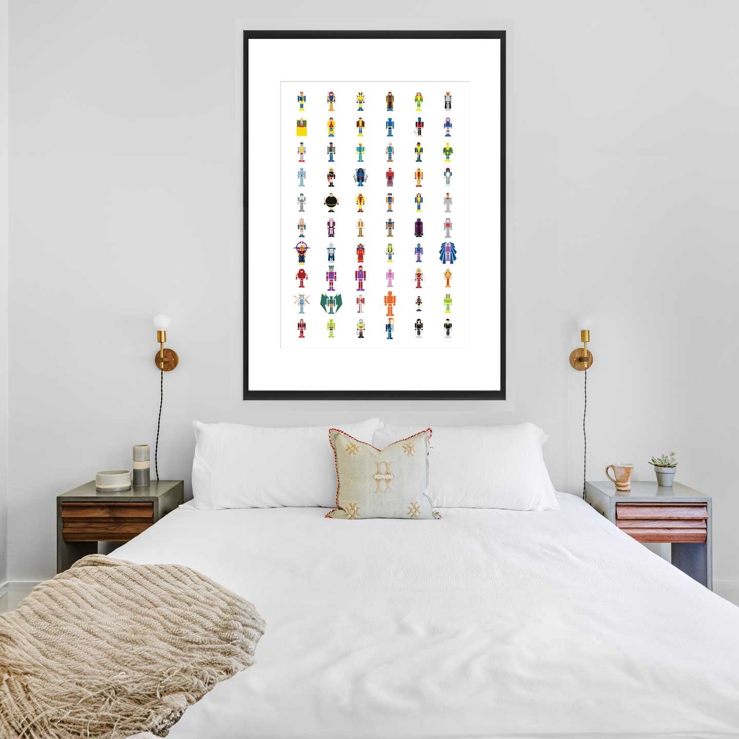 Minimalist X-men Illustration, Custom Poster Art, Marvel Superhero Printable Wall Art
