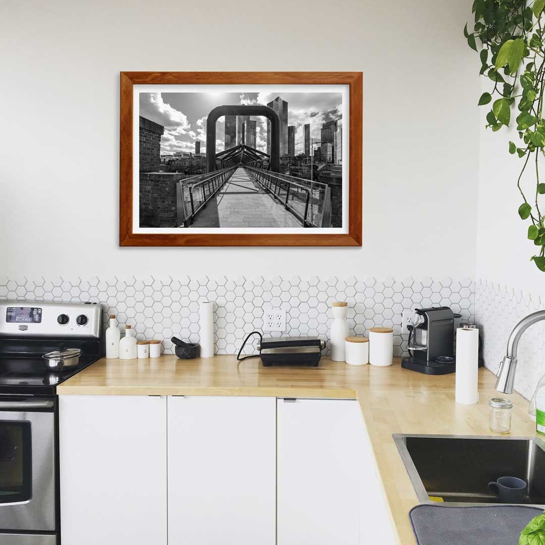 Black and White Manchester, Urban Industrial Architecture Print, Unframed, Print Art, Wall Decor, Contemporary, Modern Photography