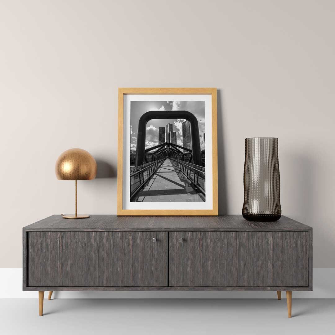 Black and White Manchester, Urban Industrial Architecture Print, Unframed, Print Art, Wall Decor, Contemporary, Modern Photography