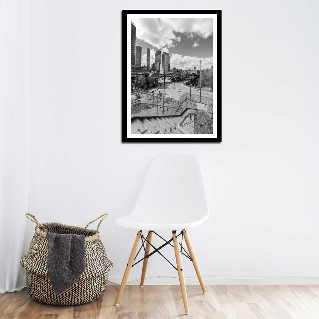 Black and White Manchester, Urban Industrial Architecture Print, Unframed, Print Art, Wall Decor, Contemporary, Modern Photography