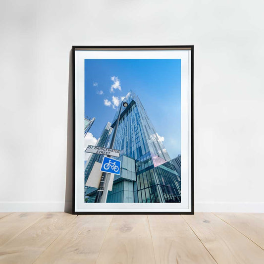 Manchester Beetham Skyscraper Tower, Urban Industrial Architecture Print, Unframed, Print Art, Wall Decor, Contemporary, Modern Photography