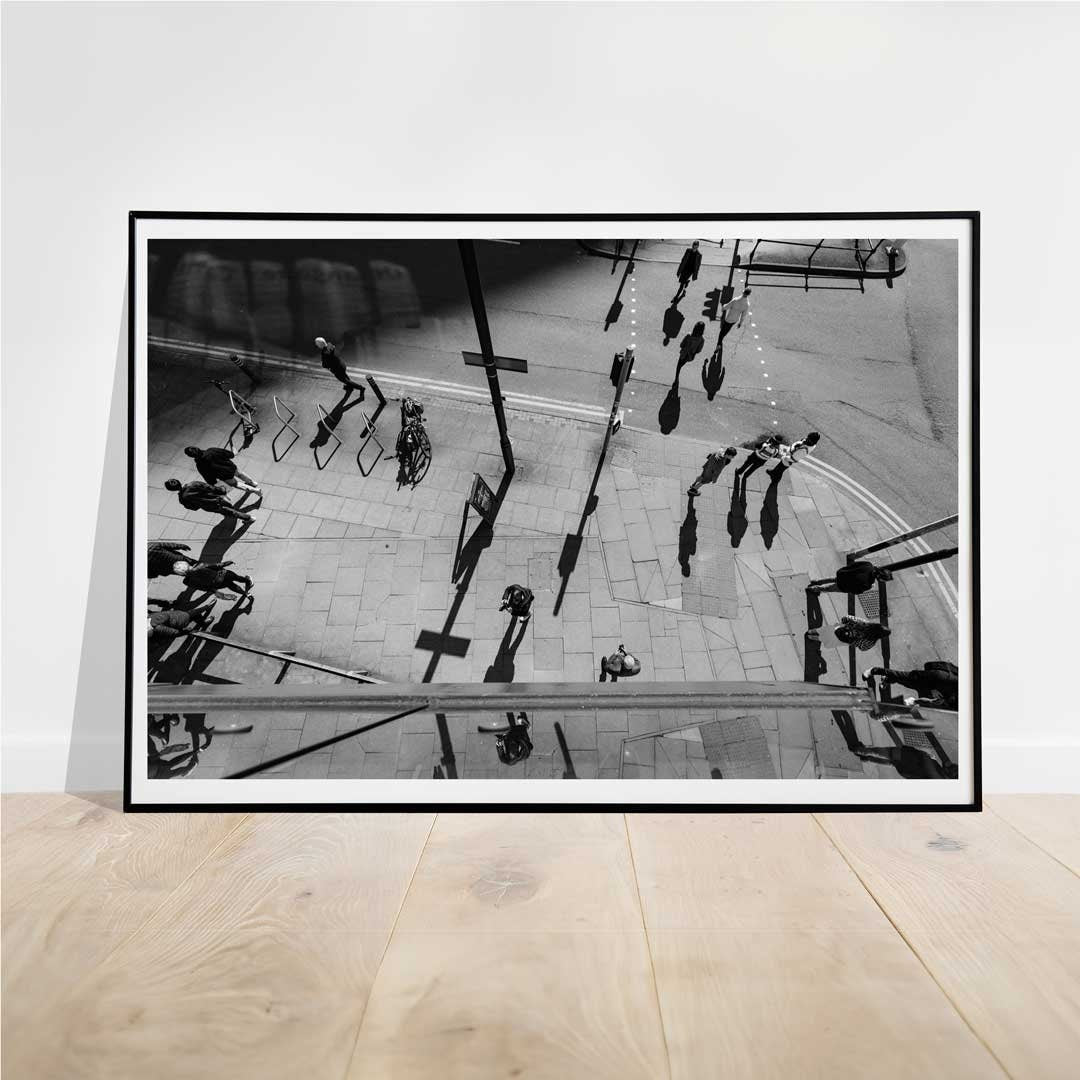 Black and White Contemporary Modern Photography, Manchester Urban Industrial Architecture Print, Unframed, Print Art, Wall Decor,