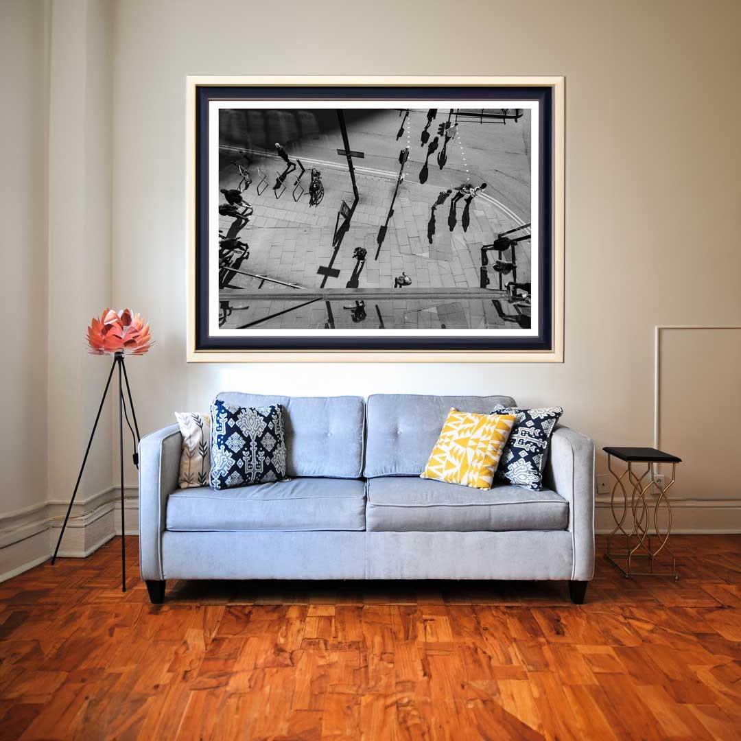 Black and White Contemporary Modern Photography, Manchester Urban Industrial Architecture Print, Unframed, Print Art, Wall Decor,