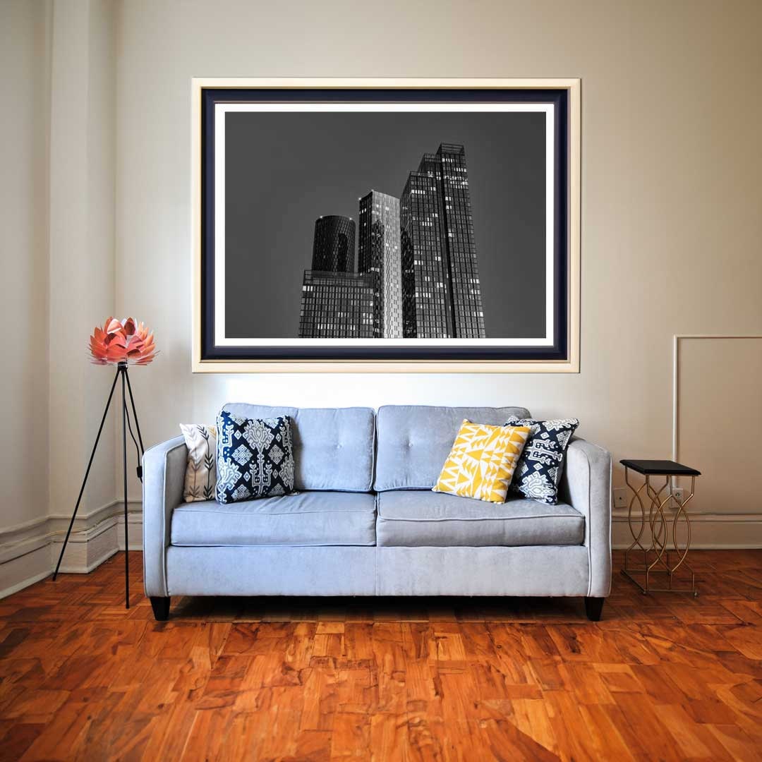 Black and White Cityscape, Manchester Contemporary Modern Photography, Urban Industrial Architecture Print, Unframed, Print Art, Wall Decor,