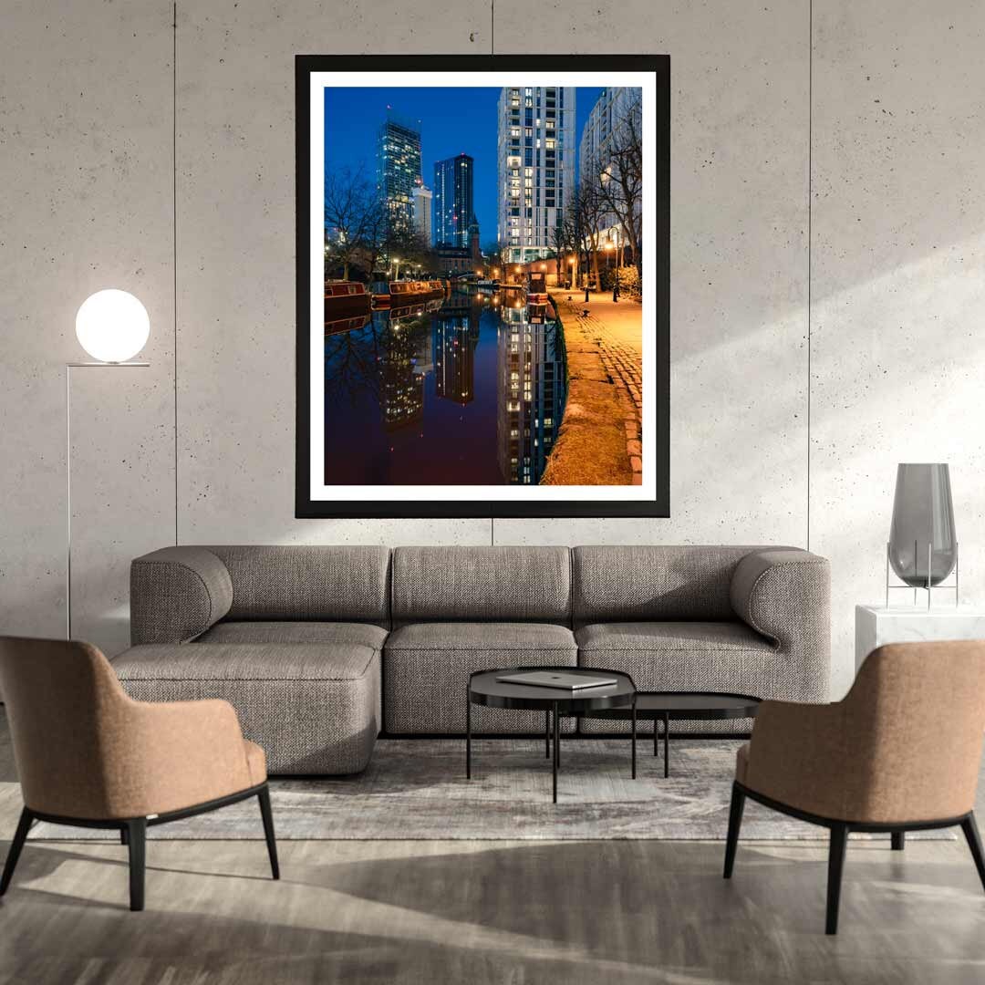 Manchester Urban Industrial Architecture Print, Contemporary Modern Photography, Unframed, Print Art, Wall Decor, Living Room Art