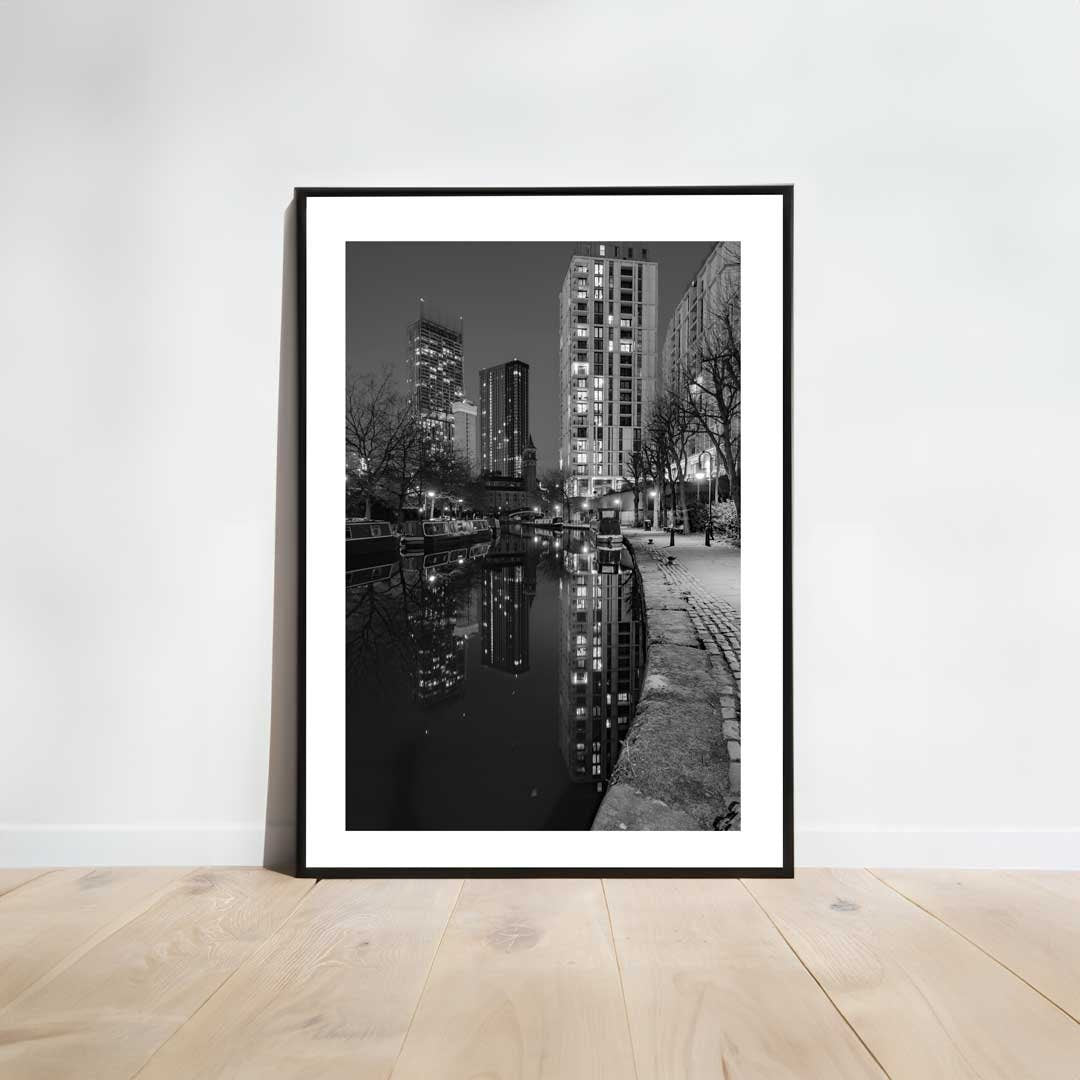 Black and White Manchester Urban Industrial Architecture Print, Contemporary Modern Photography, Unframed, Print Art, Living Room Art