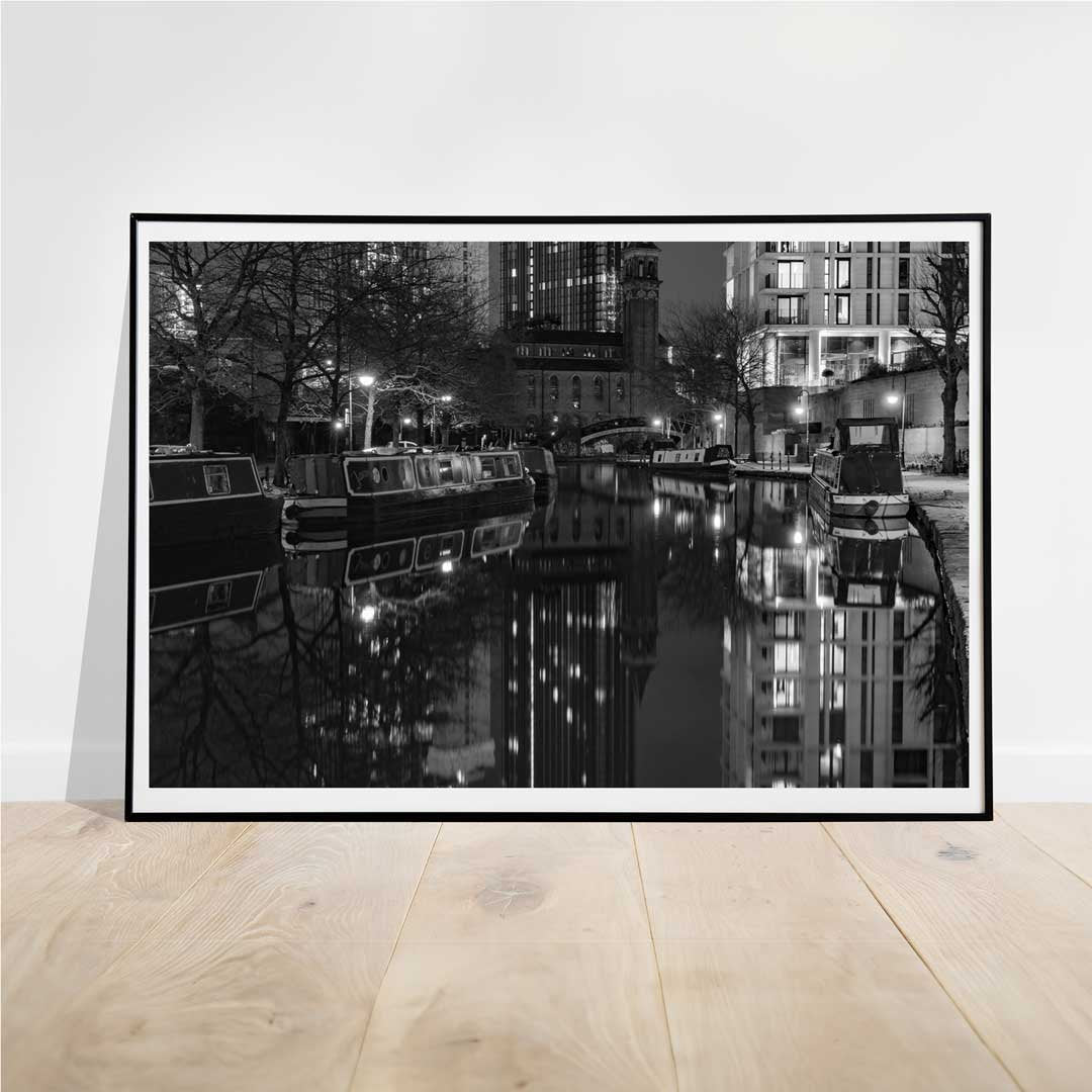 Black and White Manchester Urban Industrial Architecture Print, Contemporary Modern Photography, Unframed, Wall Decor, Living Room Art