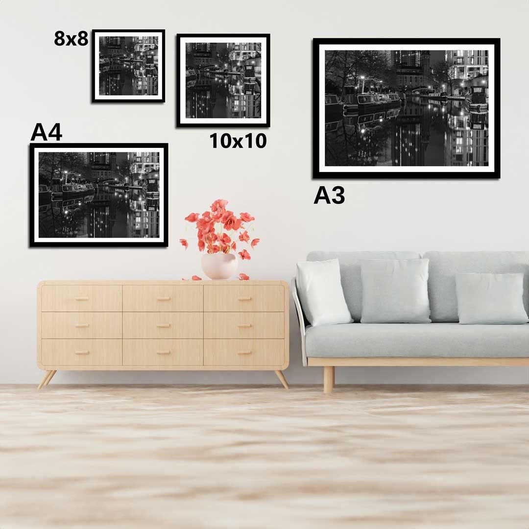 Black and White Manchester Urban Industrial Architecture Print, Contemporary Modern Photography, Unframed, Wall Decor, Living Room Art