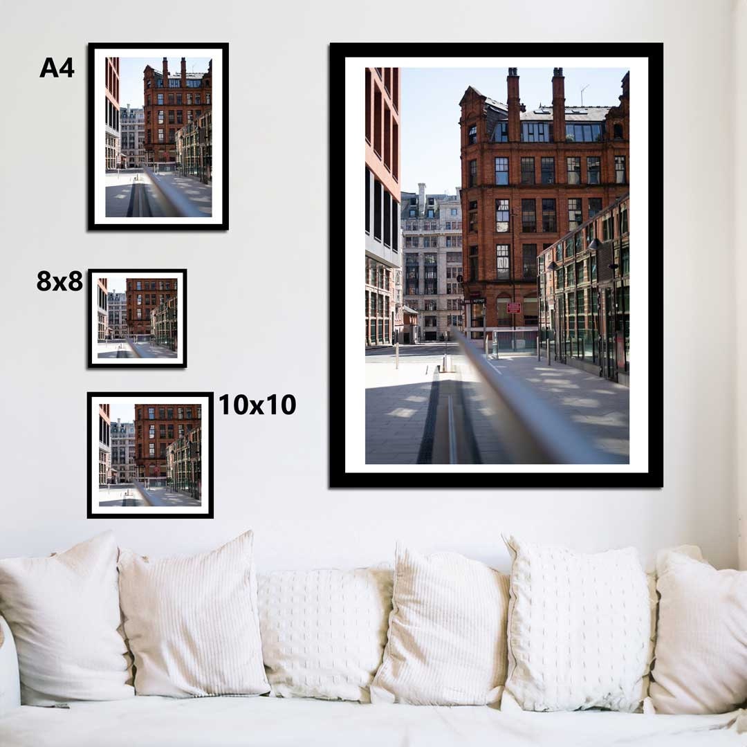 Manchester Urban Industrial Architecture Print, Contemporary Modern Photography, Unframed, Print Art, Wall Decor, Living Room Art