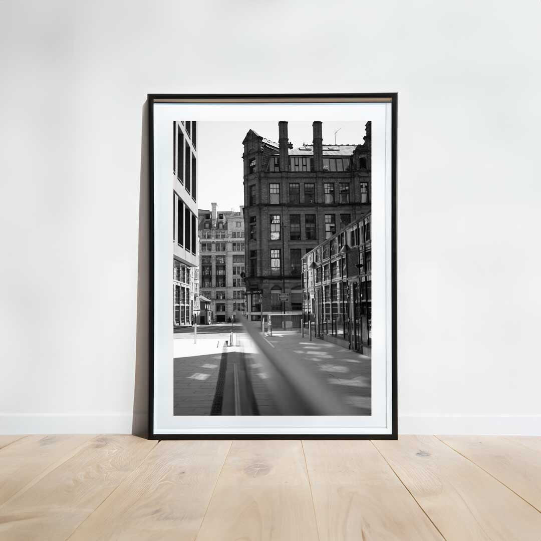 Black and White Manchester Urban Industrial Architecture Print, Contemporary Modern Photography, Print Art, Wall Decor, Living Room Art
