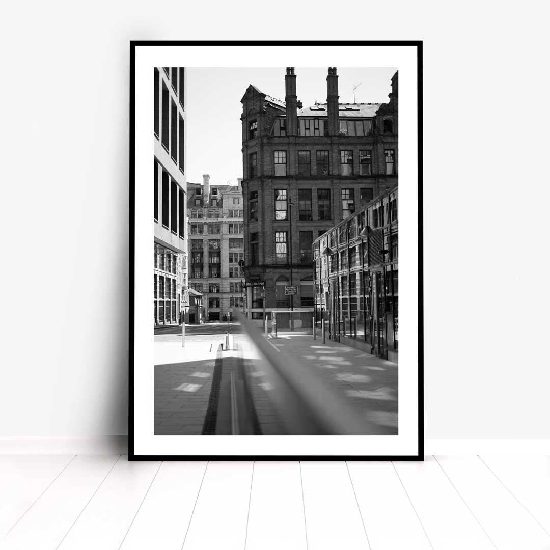 Black and White Manchester Urban Industrial Architecture Print, Contemporary Modern Photography, Print Art, Wall Decor, Living Room Art