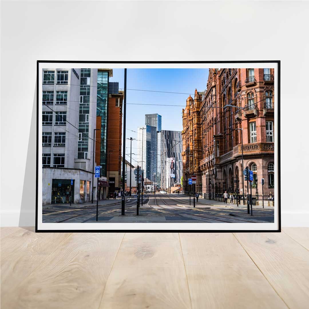 Manchester Urban Industrial Architecture Print, Contemporary Modern Photography, Unframed, Print Art, Wall Decor, Living Room Art