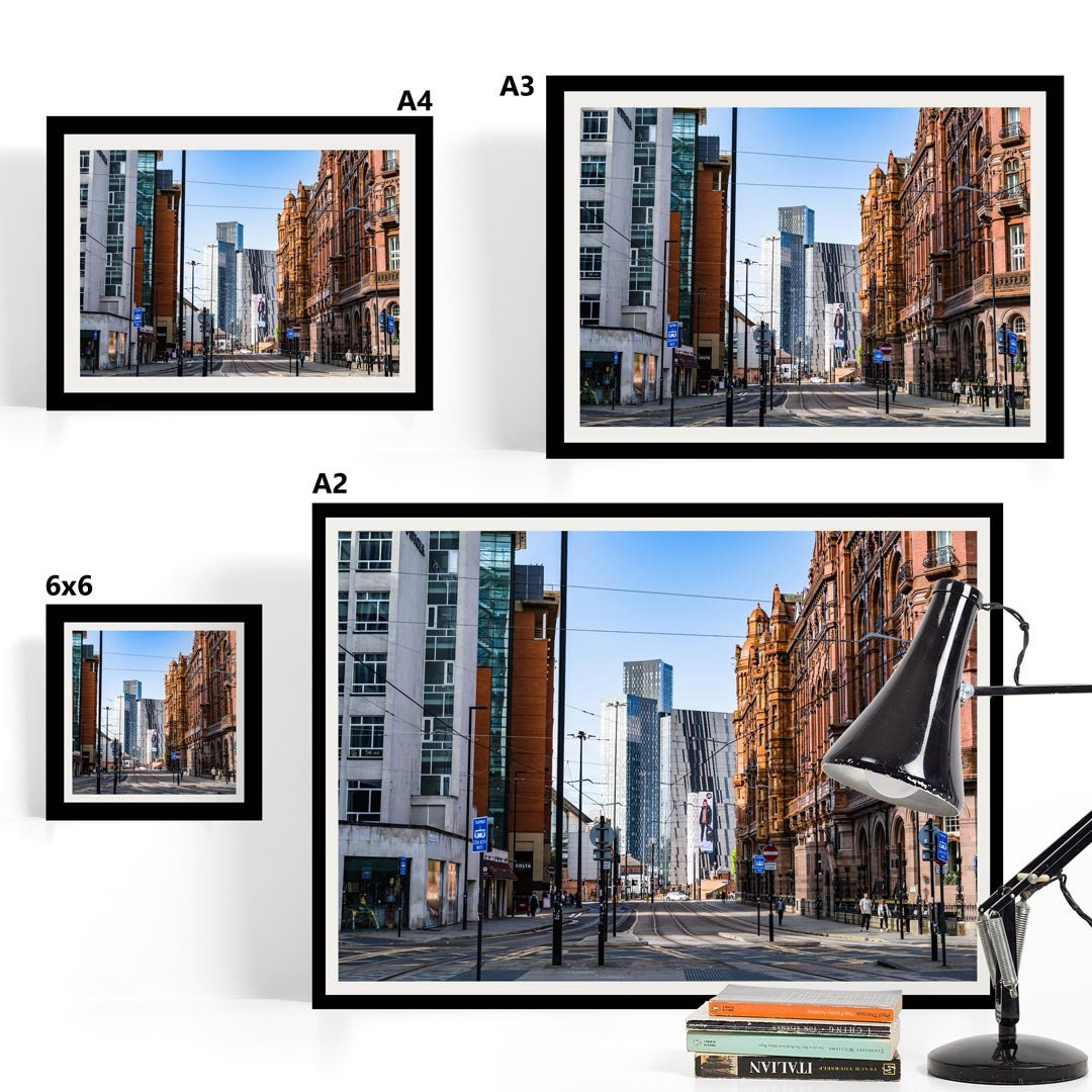 Manchester Urban Industrial Architecture Print, Contemporary Modern Photography, Unframed, Print Art, Wall Decor, Living Room Art