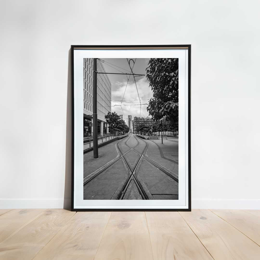 Black and White Manchester Urban Industrial Architecture Print, Contemporary Modern Photography, Print Art, Wall Decor, Living Room Art