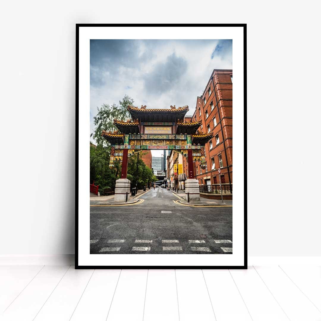 Manchester Urban Industrial Architecture Print, Contemporary Modern Photography, China Town, Print Art, Wall Decor, Living Room Art